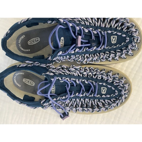 KEEN Womens UNEEK Slice Fade Sandals Poseidon Sz 7 ‎ US - Picture 4 of 8